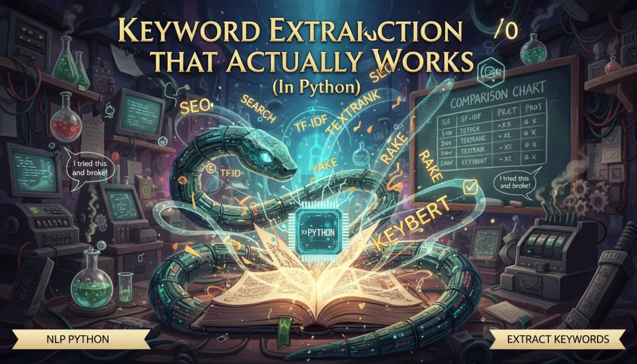 Keyword Extraction That Actually Works (In Python) Cover